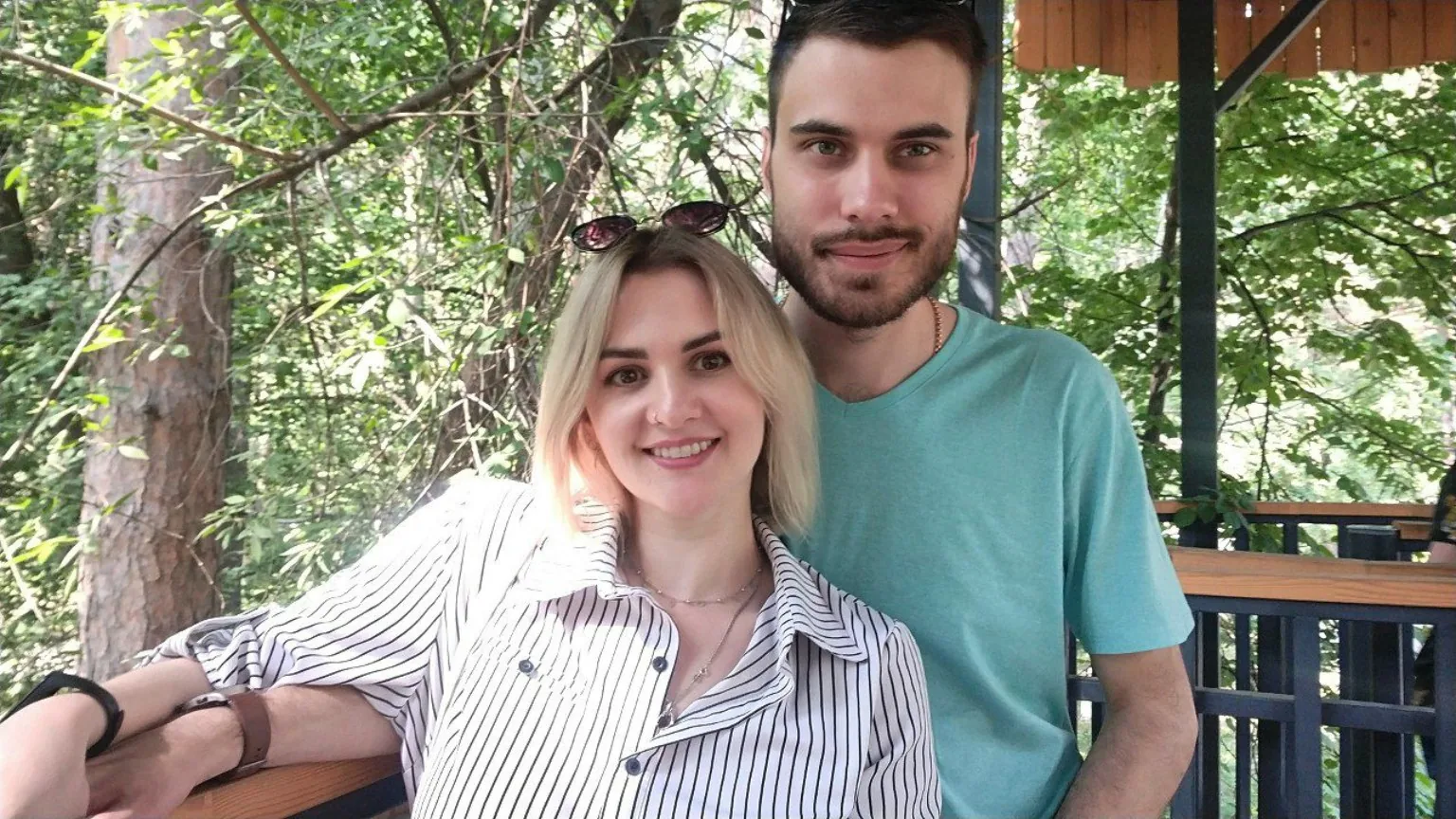 Совместная фотография летом