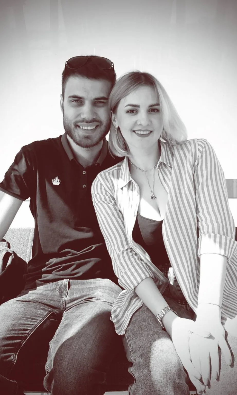 Чёрно-белая фотография вместе