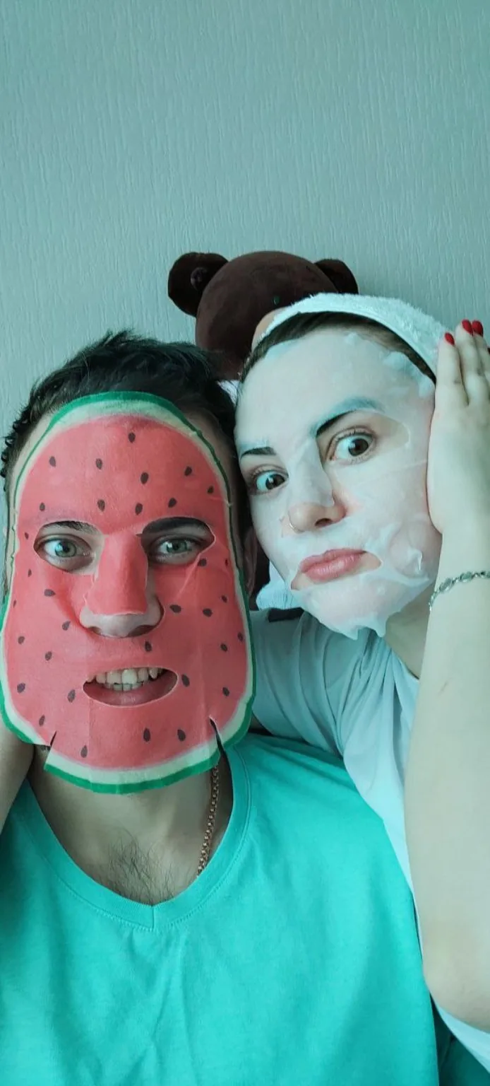 Мы в смешных масках для лица